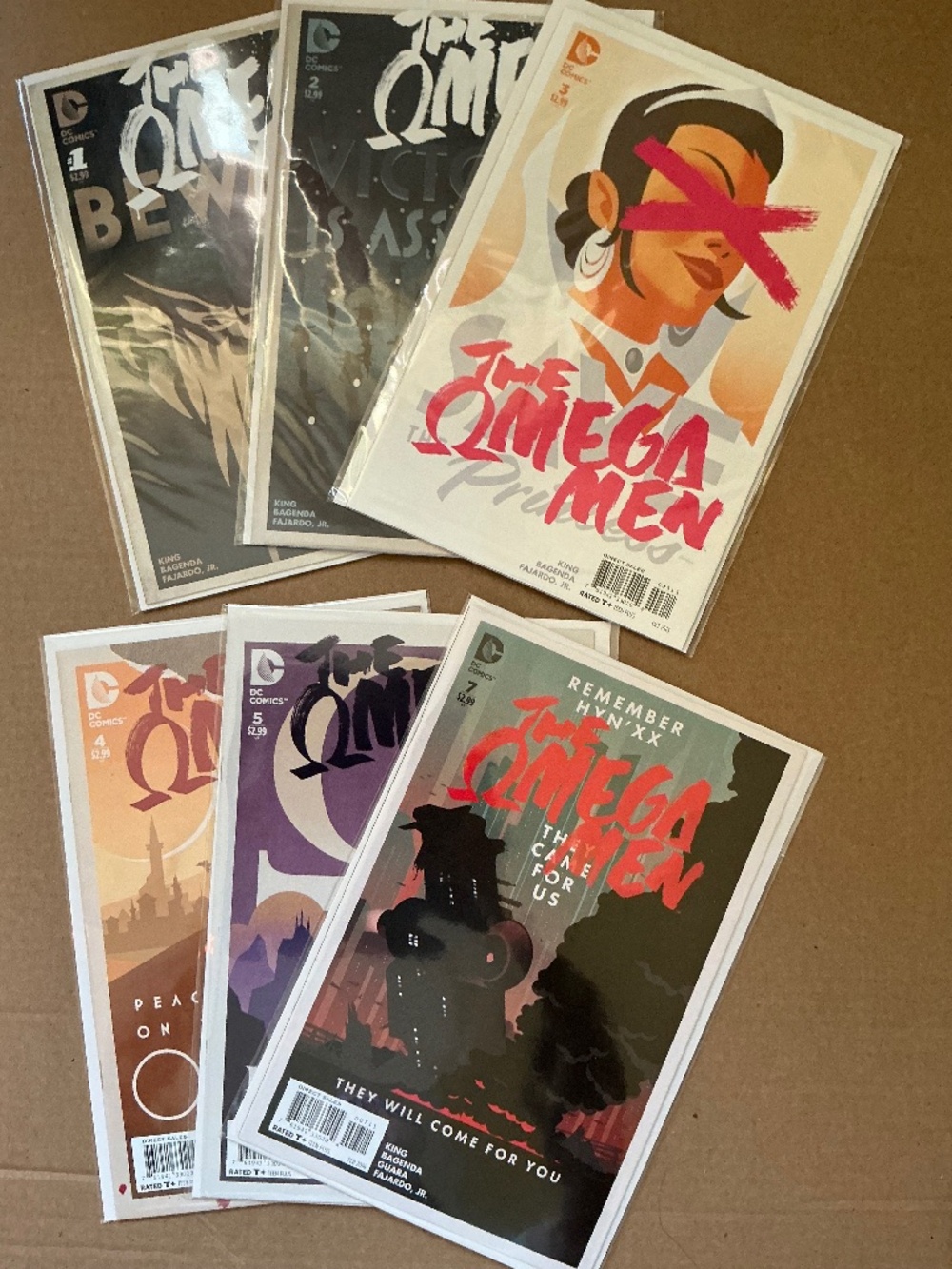 DC Comics The Omega Men (Vol. 3) #1, 2, 3, 4, 5, and 7